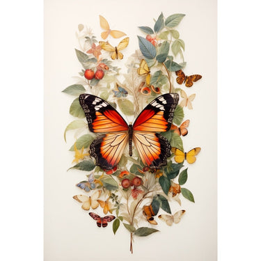 Butterfly Wall Painting